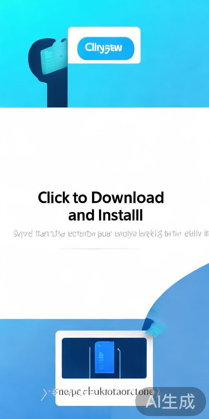 点击下载安装链接后，按照提示存储文件到您的手机或电